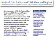 National Data Archive on Child Abuse and Neglect